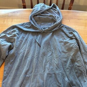 Men's free fly blue Gray Hoodie